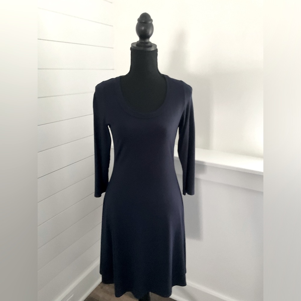 Karen Kane A-Line Jersey Dress, Navy, XS